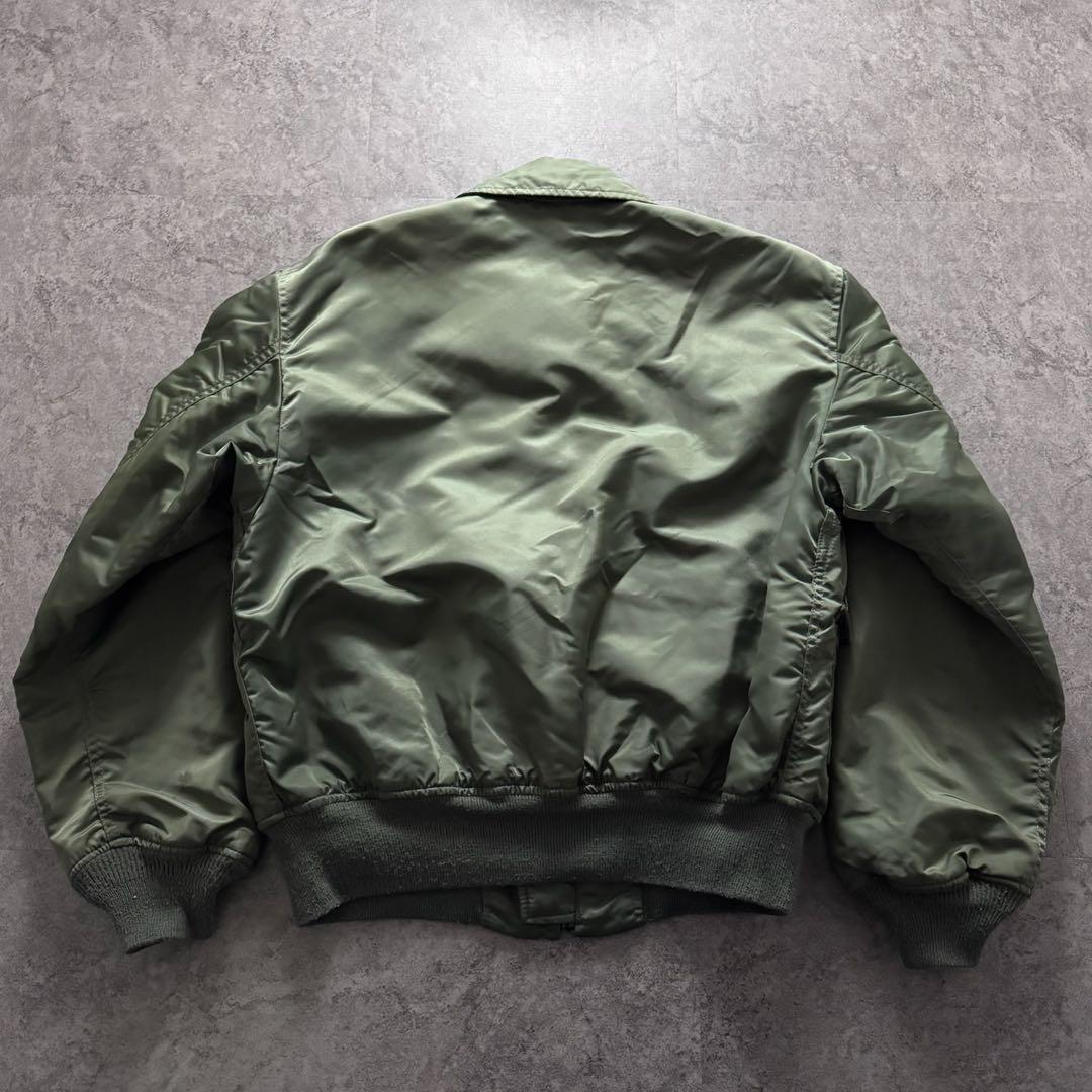 80s alpha フライトジャケット　cwu-45p 旧タグ　USA製　M