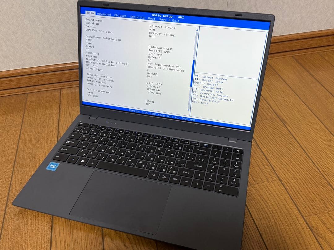 ノートパソコン N95 メモリ12GB