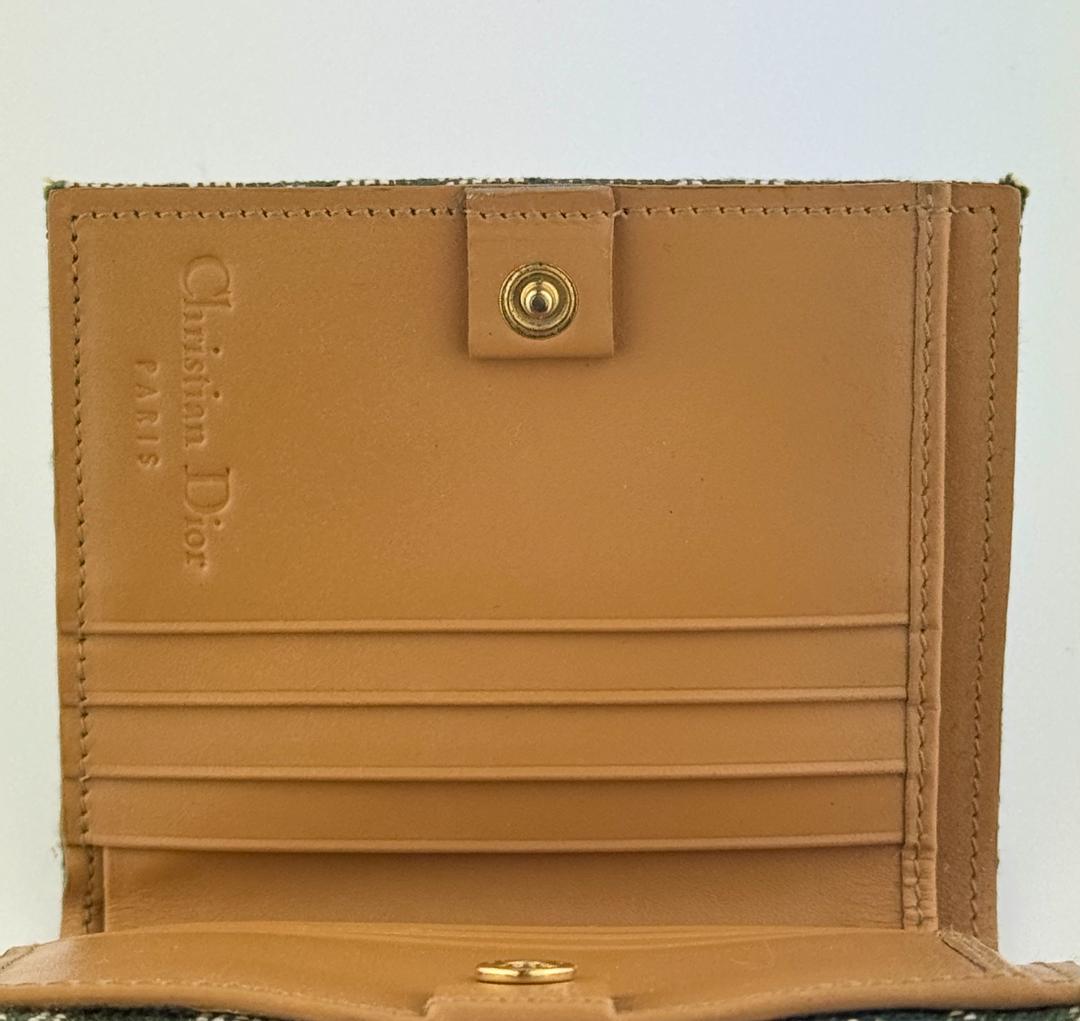 【美品】クリスチャンディオール TR0061 トロッター 二つ折り財布