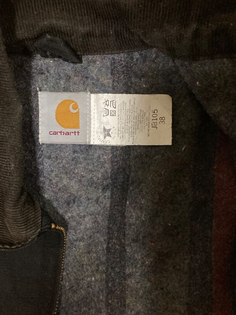 抹*テ様 Carhartt デトロイトジャケット JB105 サイズ表記38 U
