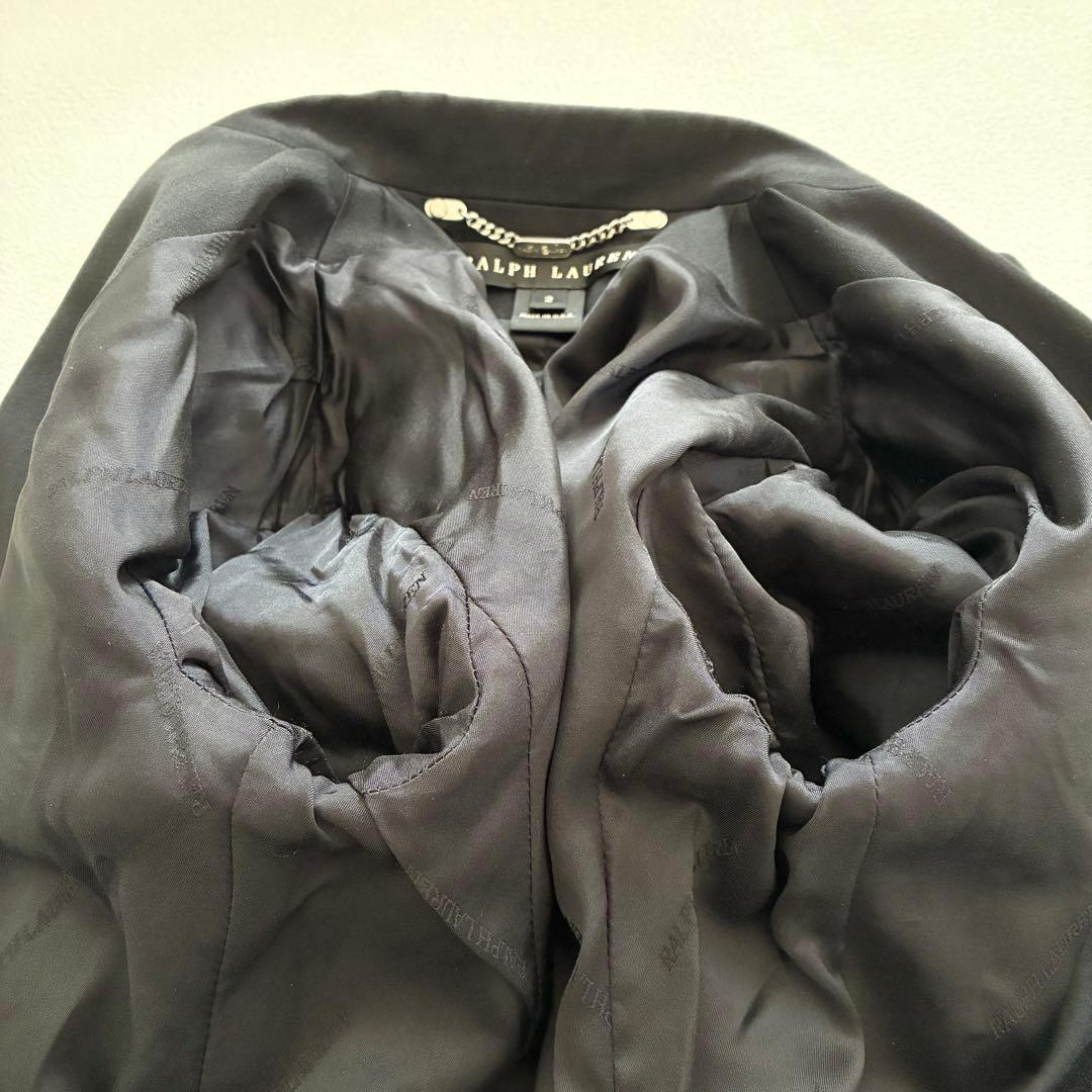美品✨USA製 ラルフローレン ストレッチ テーラードジャケット ブラック 2