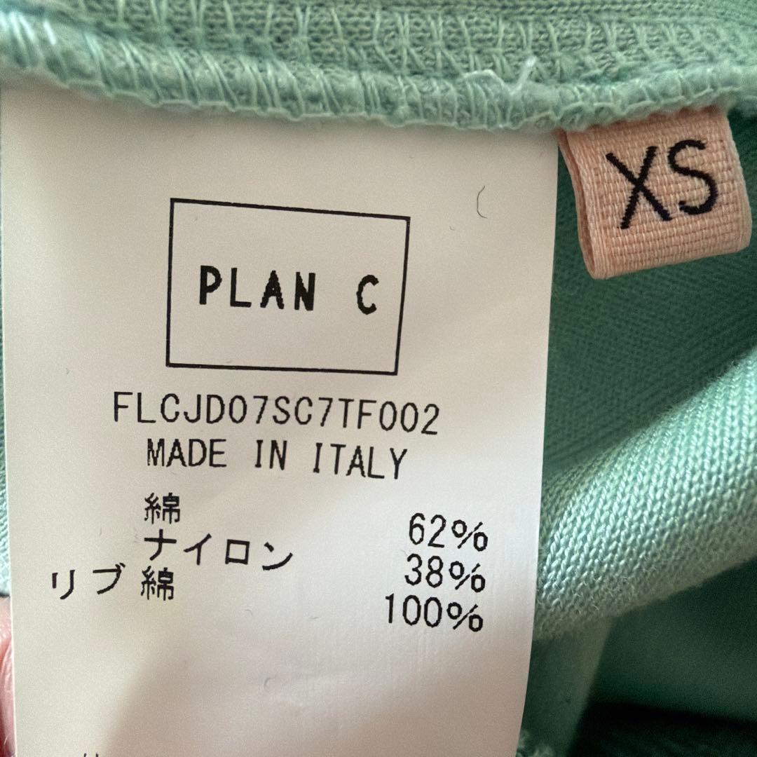 PLAN C イラストプリント Tシャツ ミント