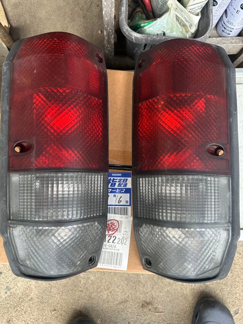 ランクルプラド78テールランプガード付き