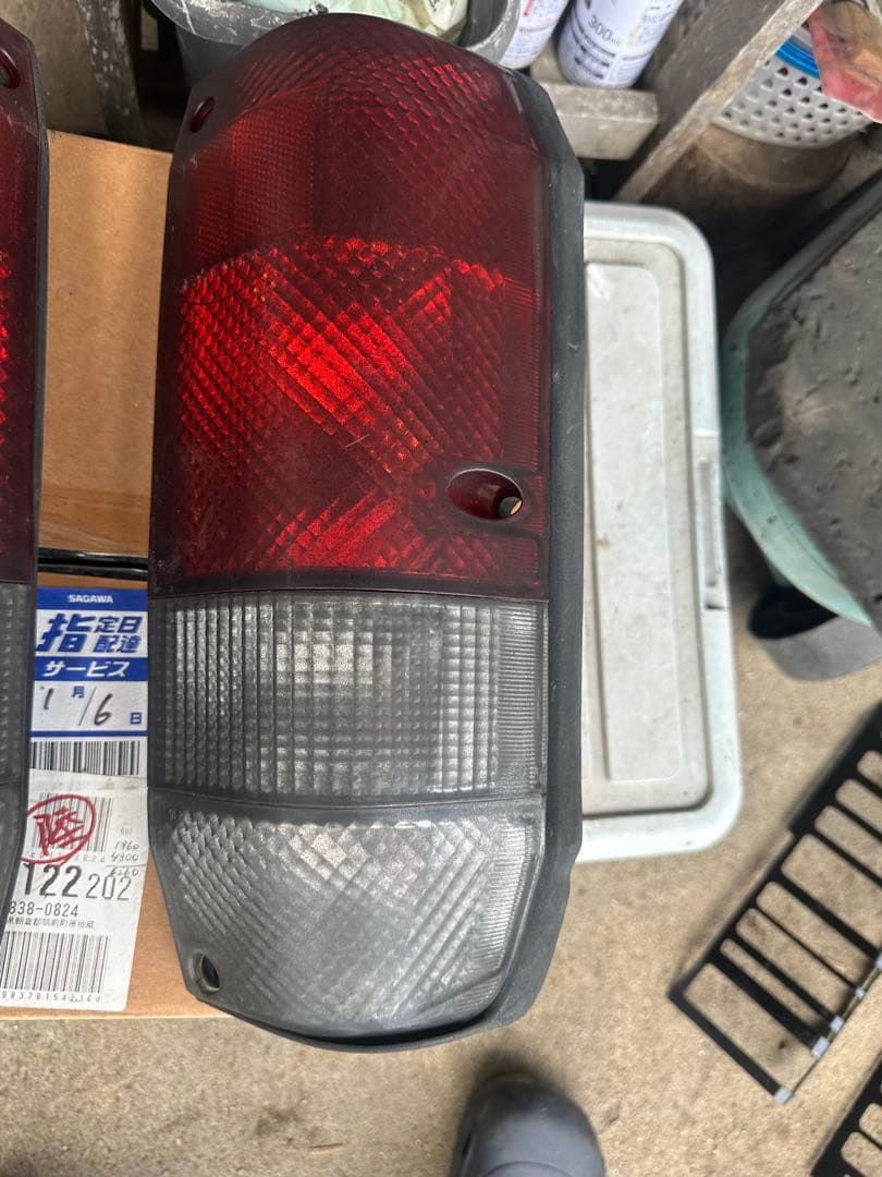 ランクルプラド78テールランプガード付き