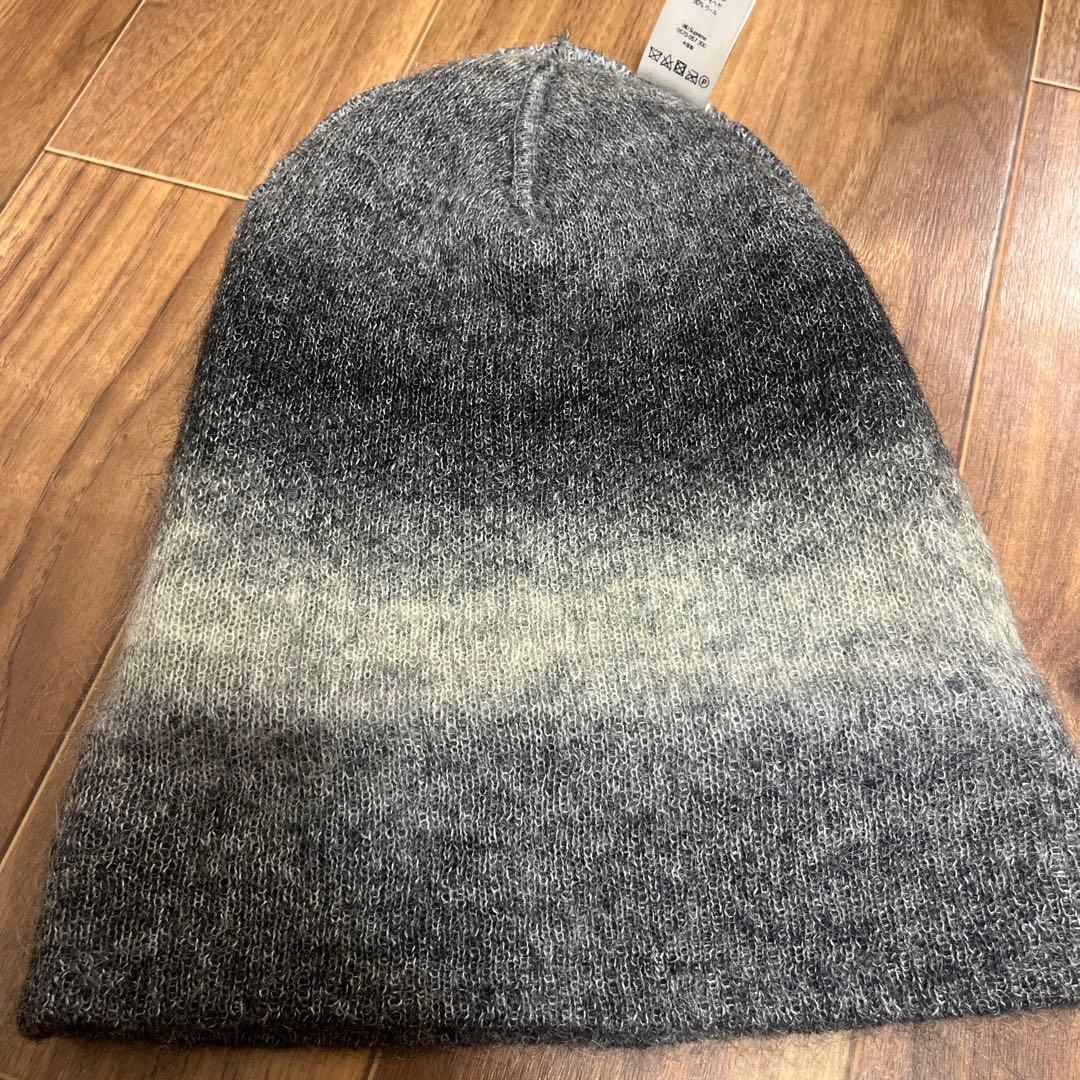 Supreme グラデーショングレー ニット帽　Mogair Beanie