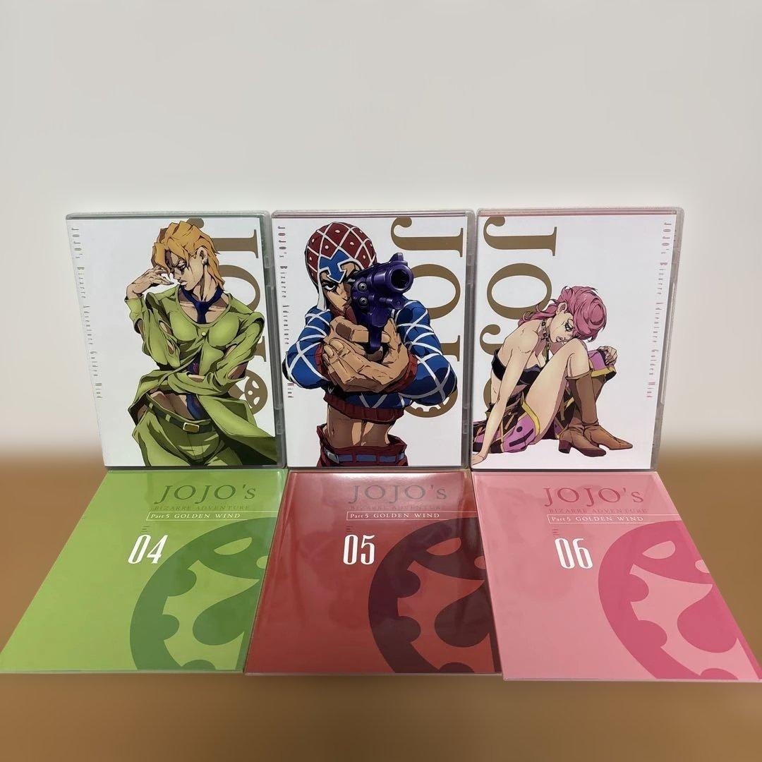 ジョジョの奇妙な冒険 黄金の風 Blu-ray 初回仕様版　全10巻セット