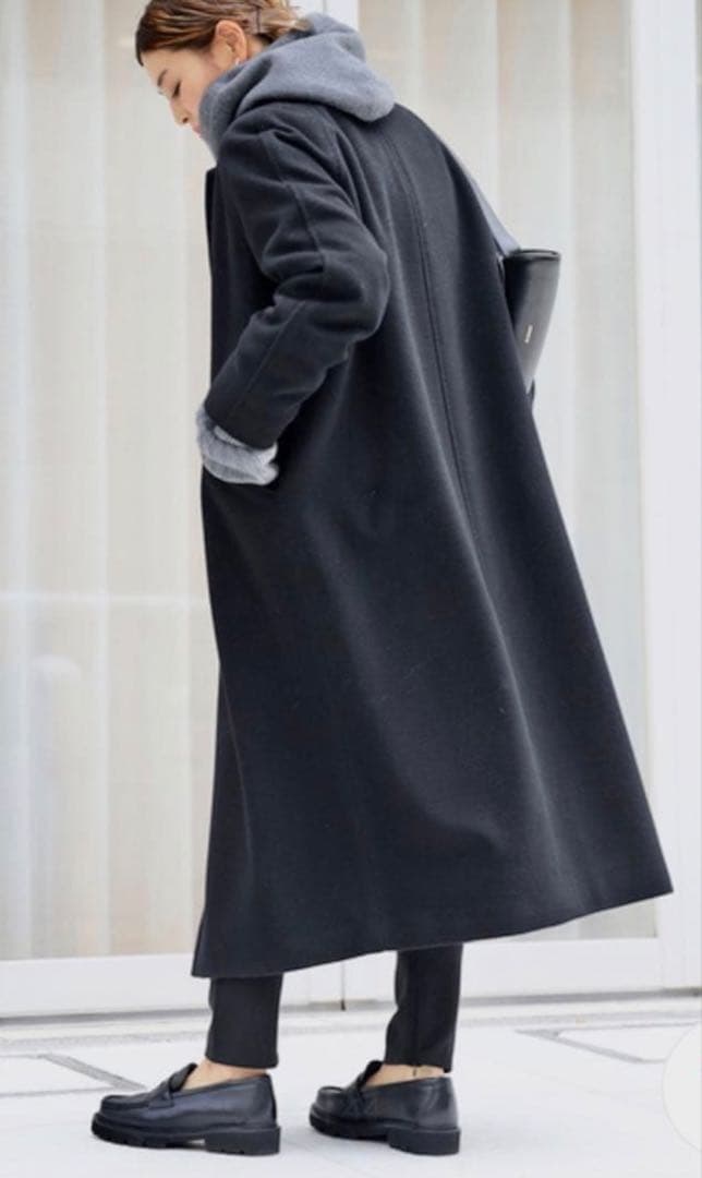 美品　Deuxieme Classe ドゥーズィエムクラス　ロング ダブルコート