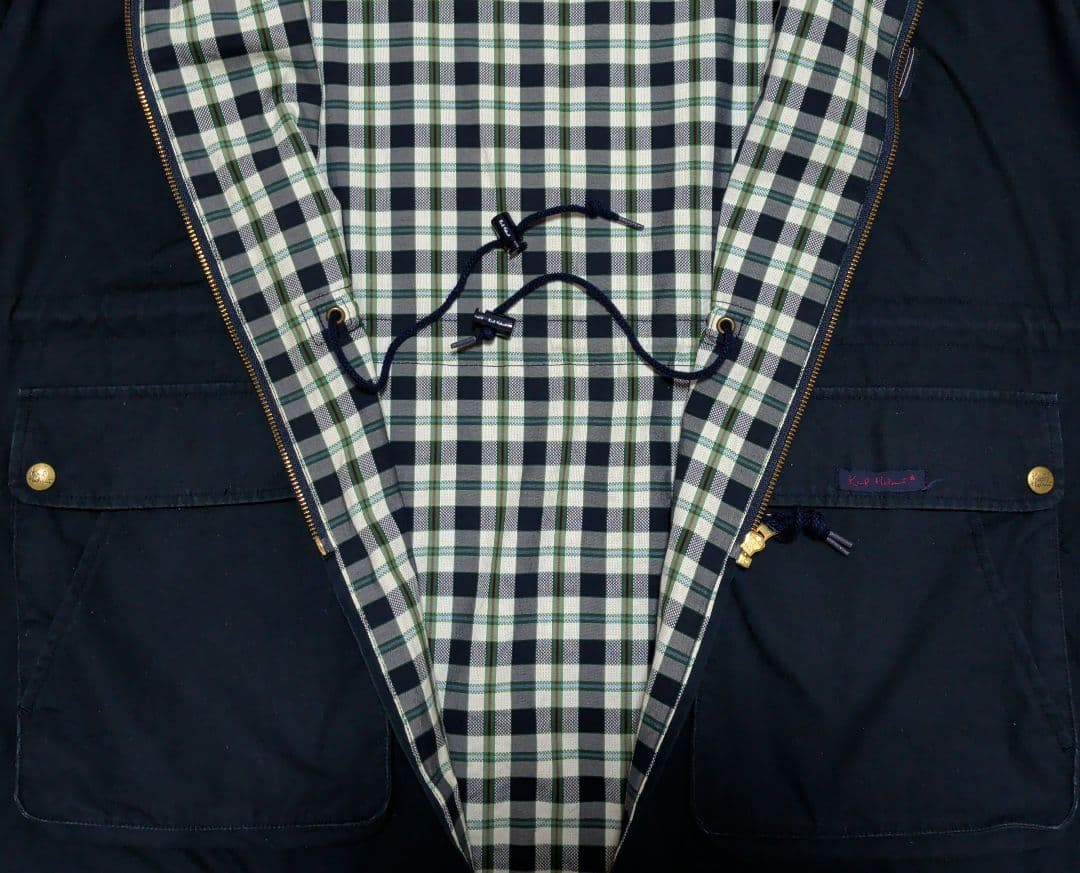 ★値下★【美品】KARLHELMUTカールヘルムモッズコートネイビーピンクハウス