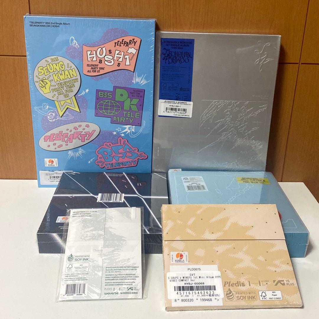 新品未開封 SEVENTEEN アルバム CD 6枚セット ①