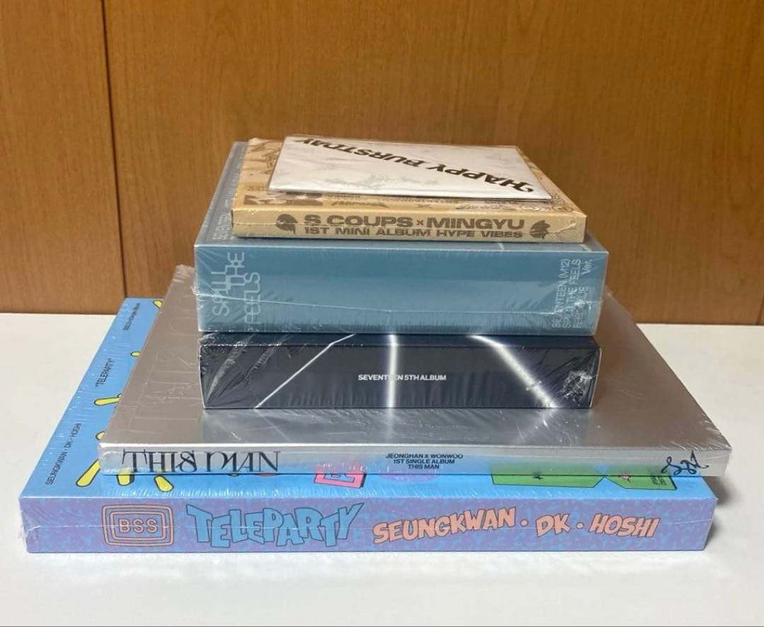 新品未開封 SEVENTEEN アルバム CD 6枚セット ①