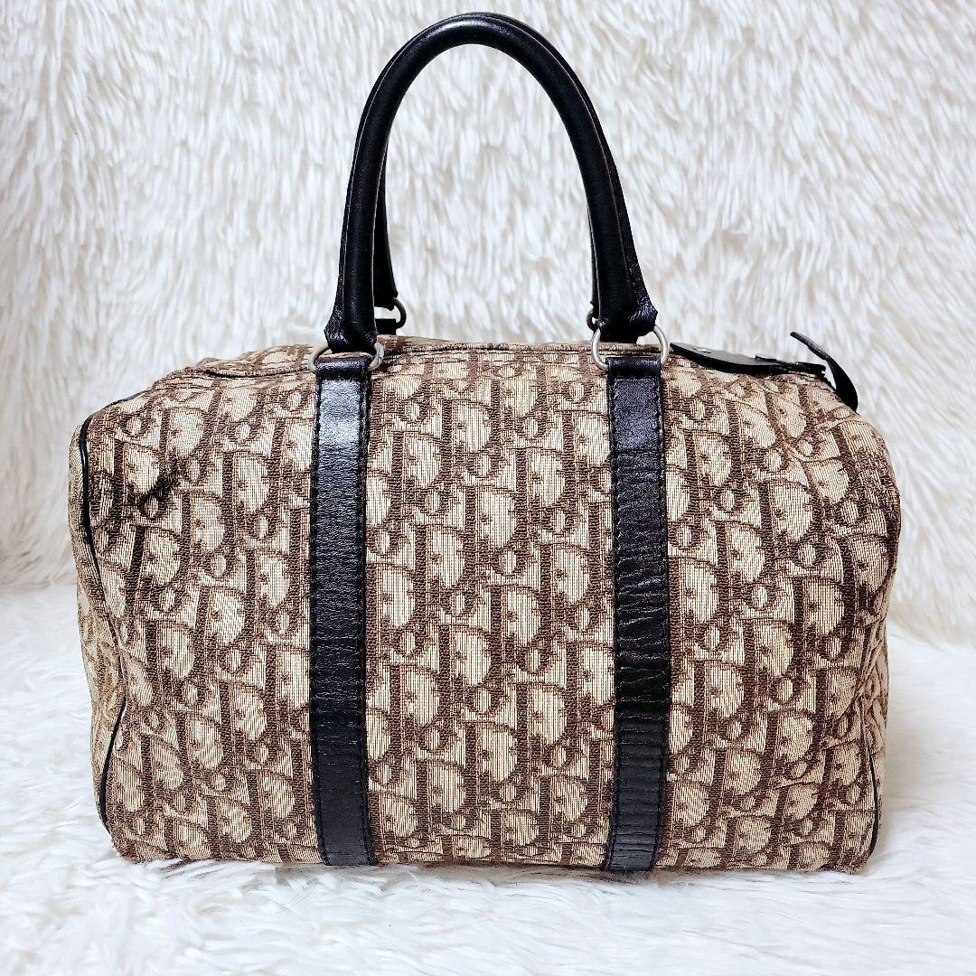 希少✨Christian Dior ディオール トロッター ミニボストンバッグ