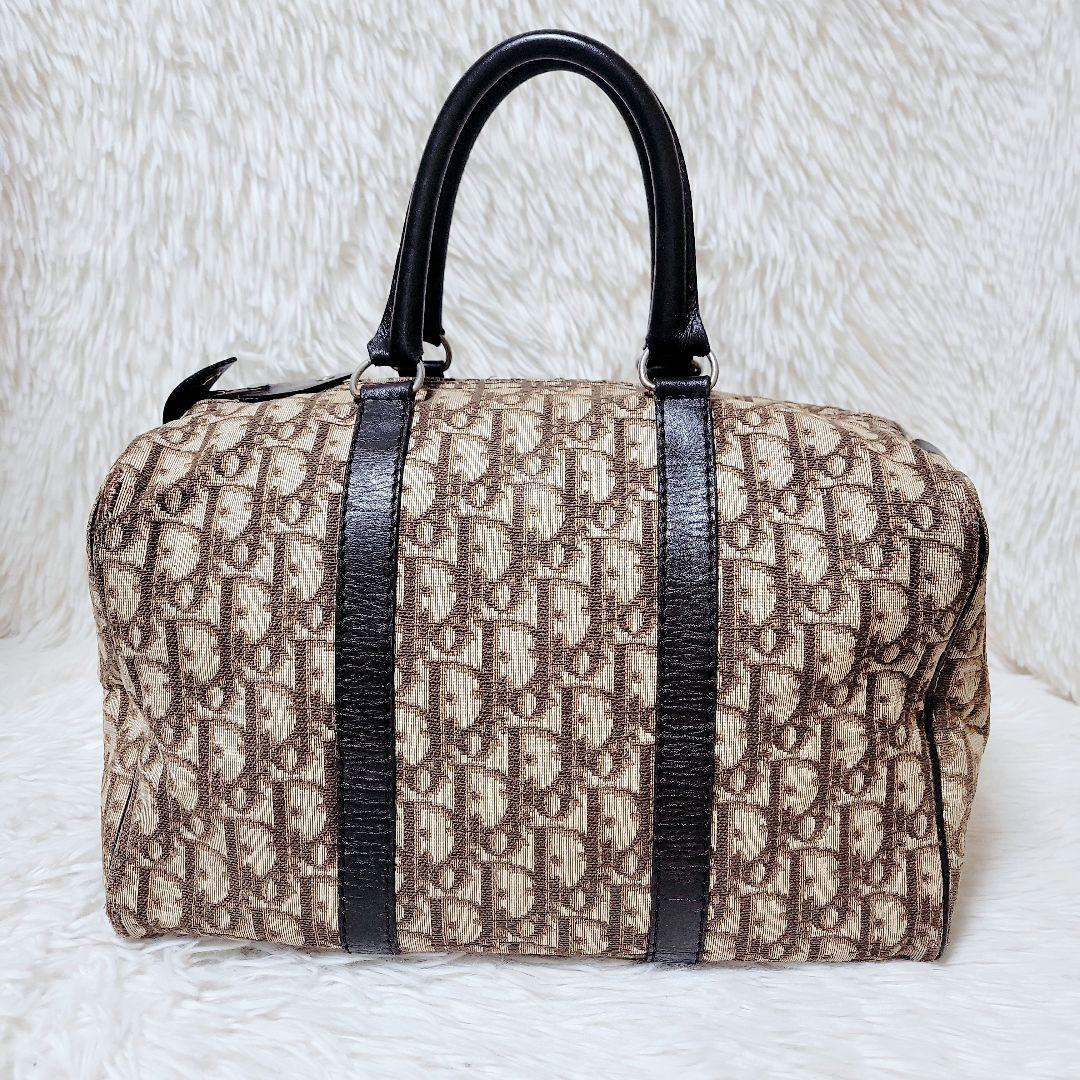 希少✨Christian Dior ディオール トロッター ミニボストンバッグ