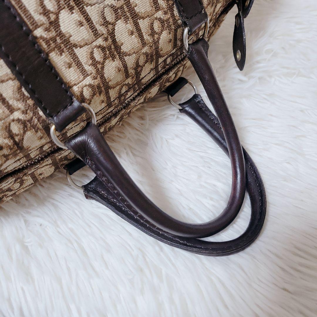 希少✨Christian Dior ディオール トロッター ミニボストンバッグ