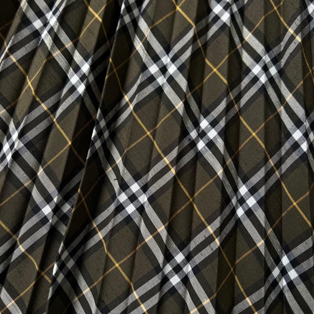 良品　BURBERRY バーバリー　ロングスカート　プリーツスカート　36