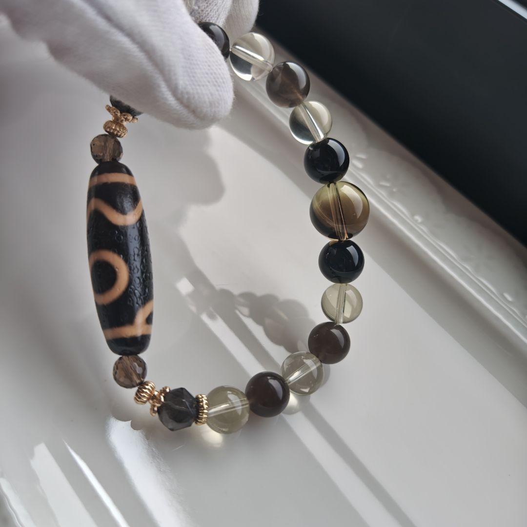 新作♡馬蹄痕付き息増懐天珠ブレス