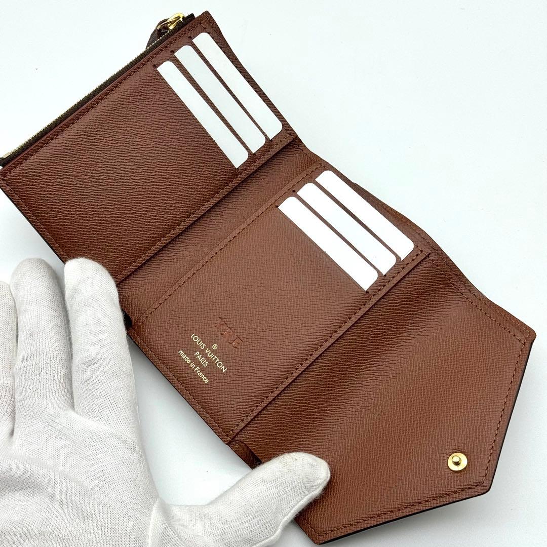 【超極美品】 ルイヴィトン モノグラム ポルトフォイユ ヴィクトリーヌ 三つ折り