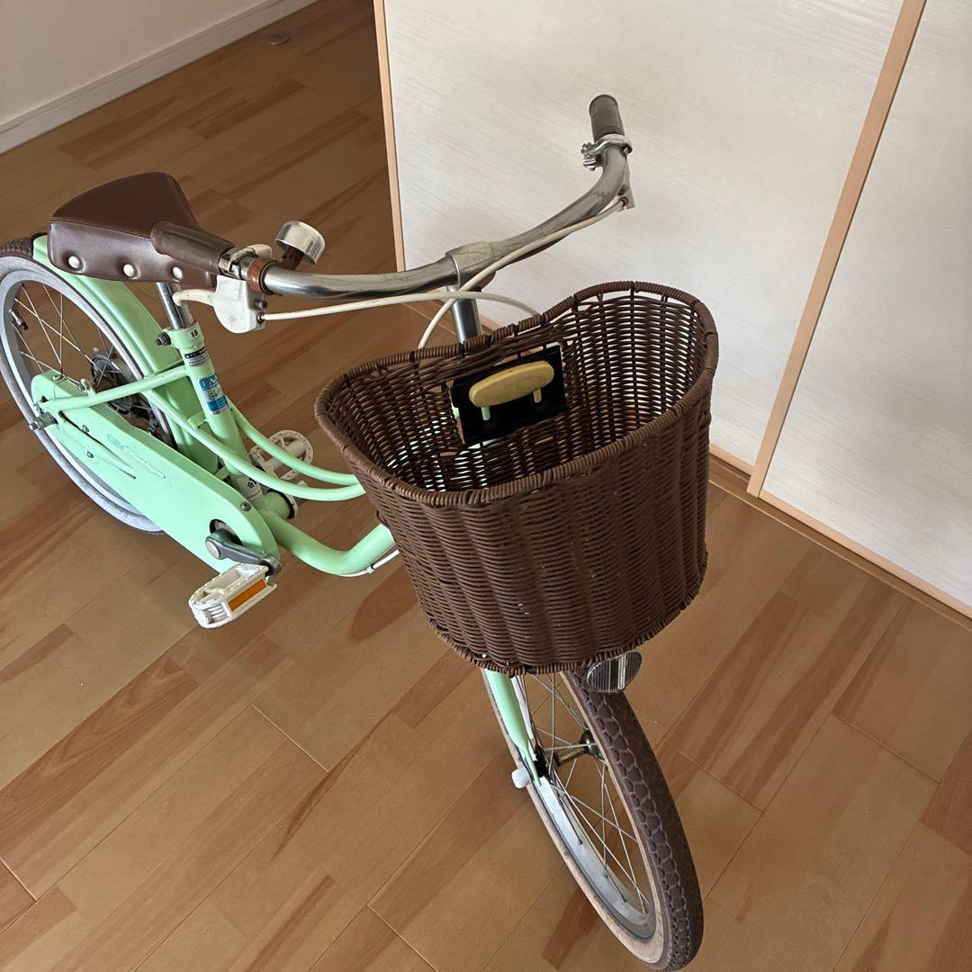 【引き取り大阪府池田市】アサヒ子供用自転車18インチバスケット付き