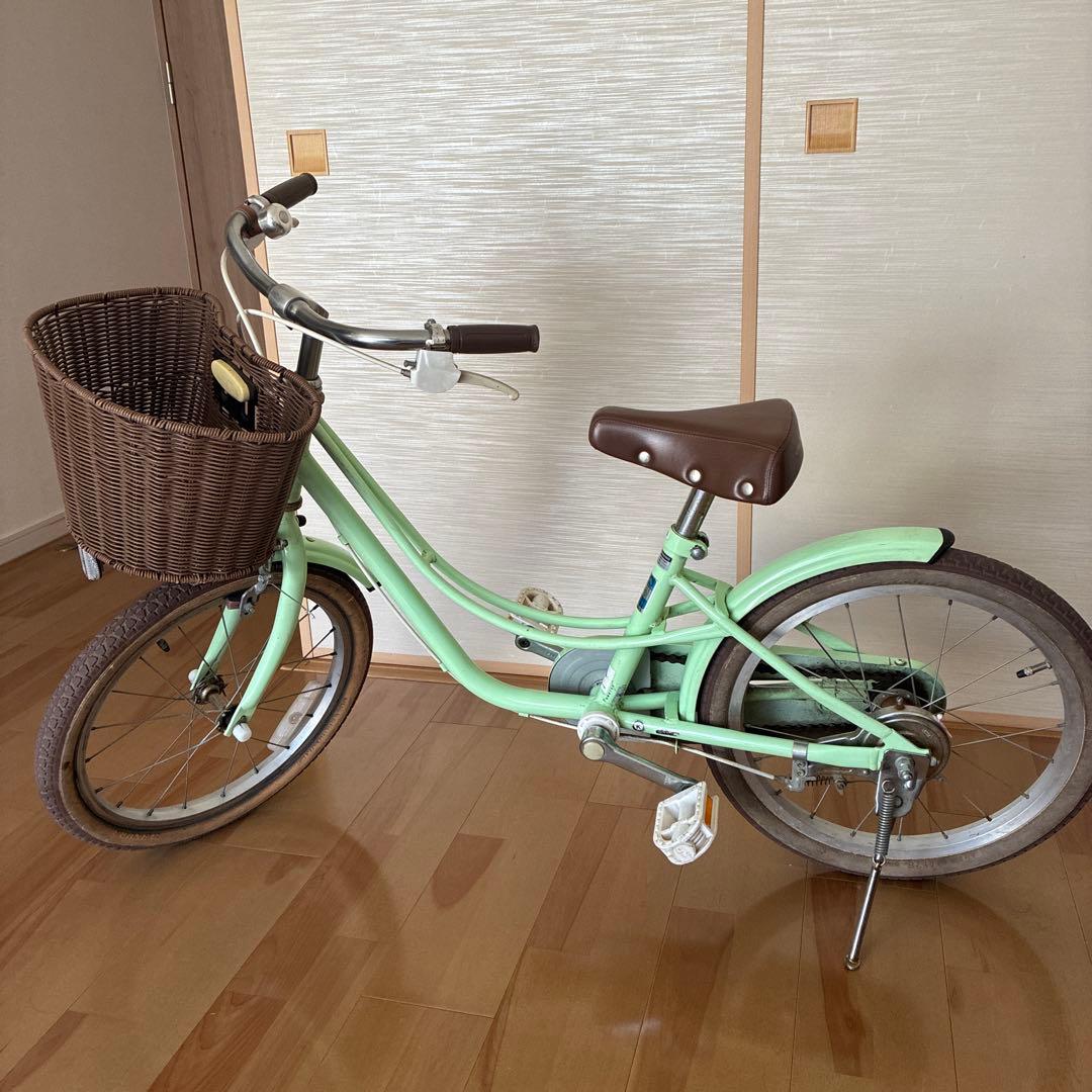 【引き取り大阪府池田市】アサヒ子供用自転車18インチバスケット付き