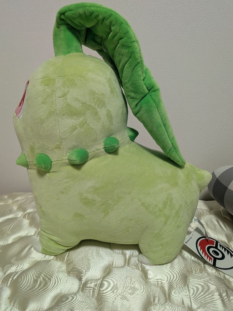 ポケモンセンター　ぬいぐるみ 等身大チコリータ ポケットモンスター