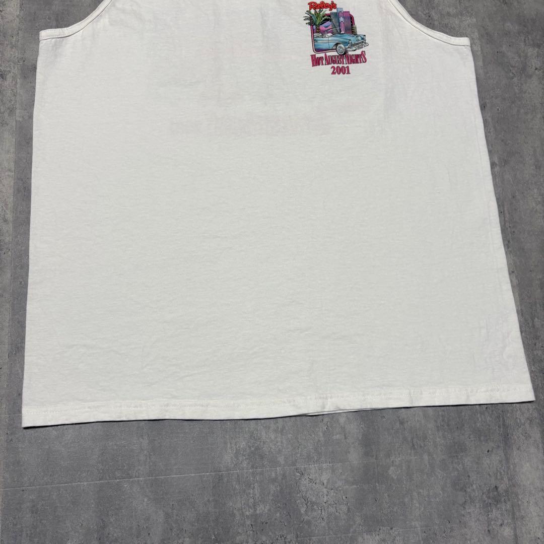 00s Hanes USA製　ヴィンテージ　タンクトップ　クラッシックカー