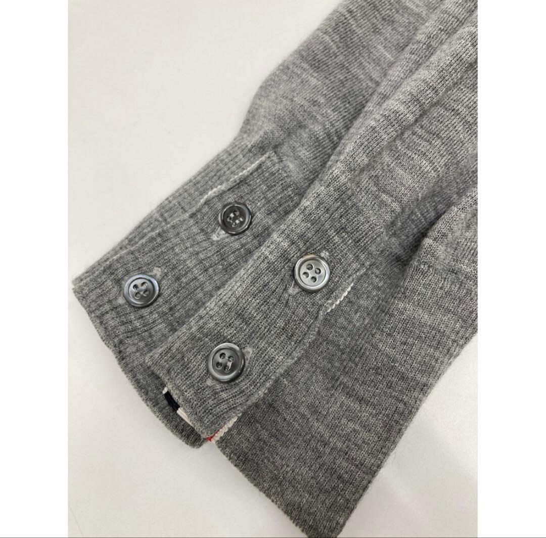 THOM BROWNE カーディガン　トムブラウン　 正規品　グレー　36