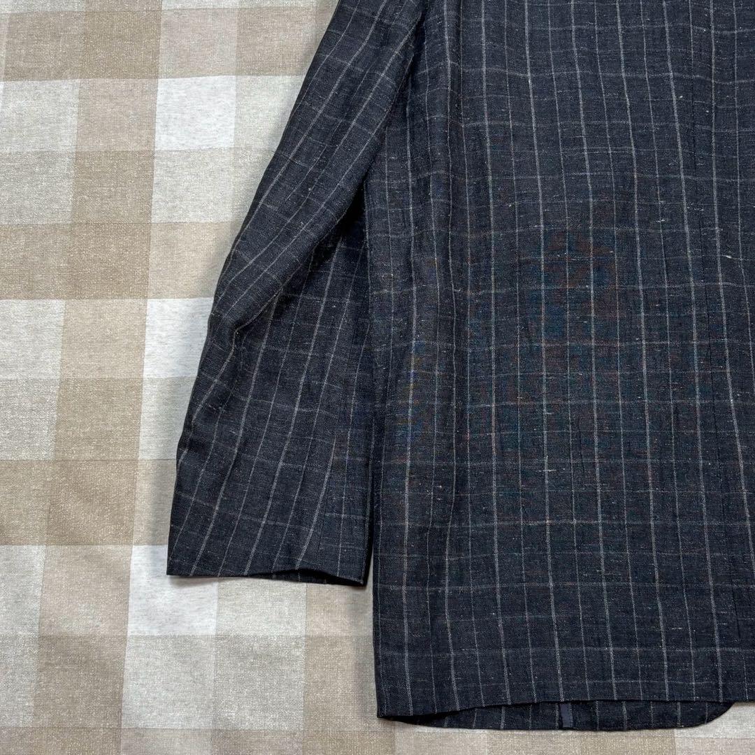 コムデギャルソン オム 80'sリネン テーラードジャケット AD表記なし