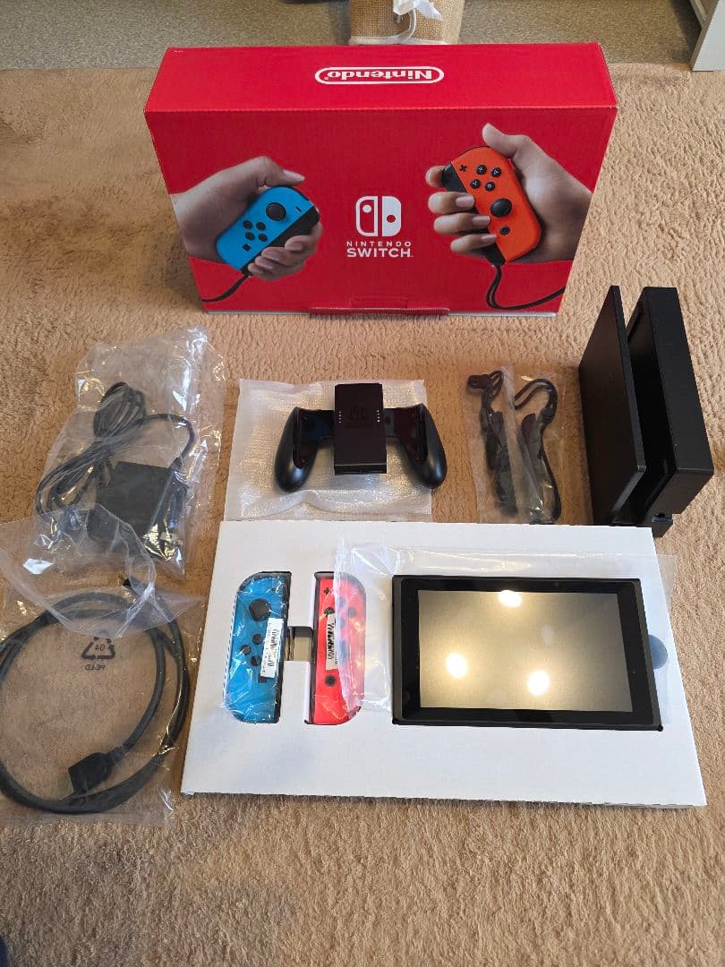 Nintendo Switch ネオンオレンジ/ブルー 本体 バッテリー強化版