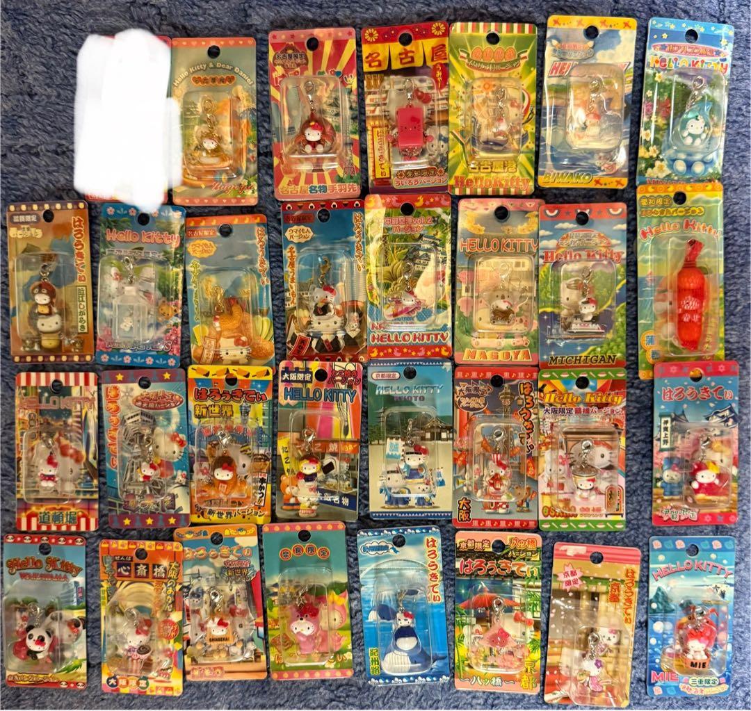 キティー　ご当地　ファスナーマスコット　レアもの多数