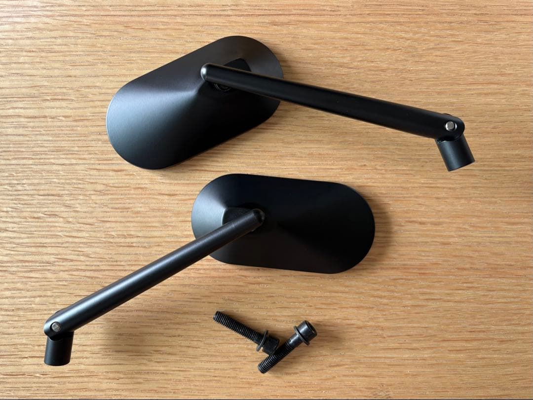 【Cult Werk】RADICALミラー 左右セット ハーレーミラー