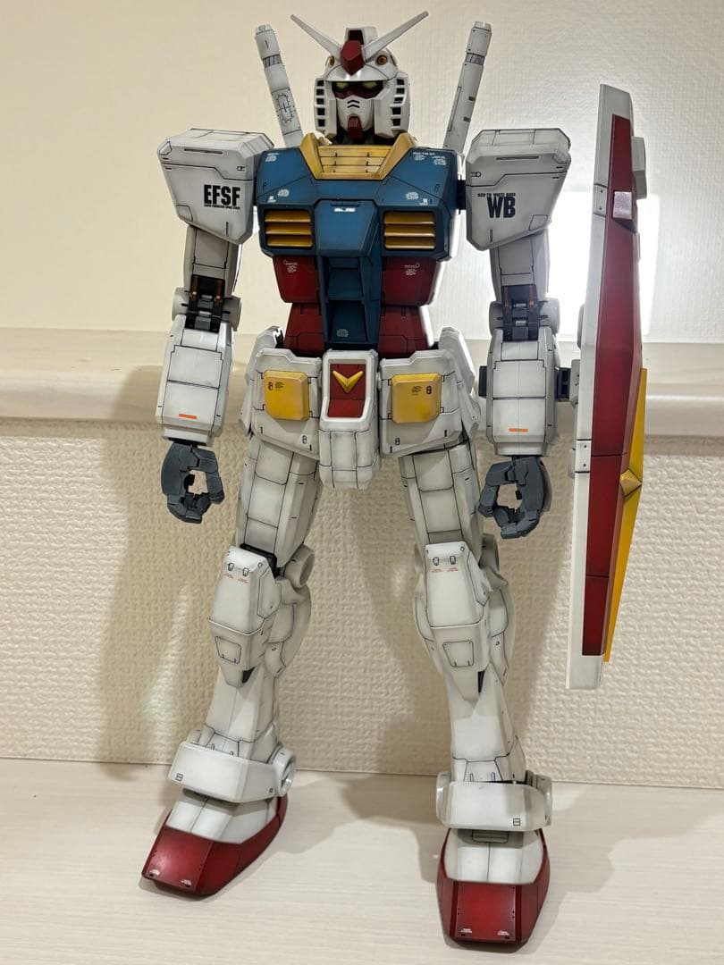 ①ジャンクプラモデル ガンプラ・メガサイズ RX-78ガンダム シャア専用ザク