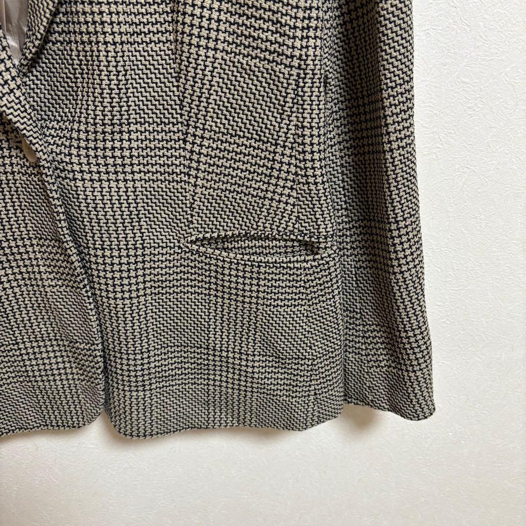 マックスマーラ ウール混 テーラードジャケット 42 白タグ