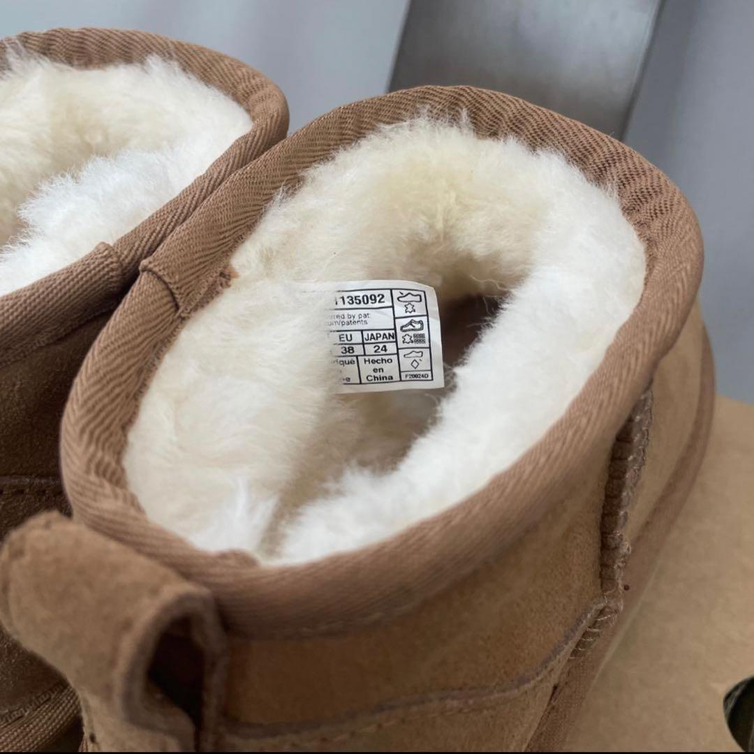 UGG クラシック ウルトラ ミニ プラットフォーム 厚底ブーツ 24㎝