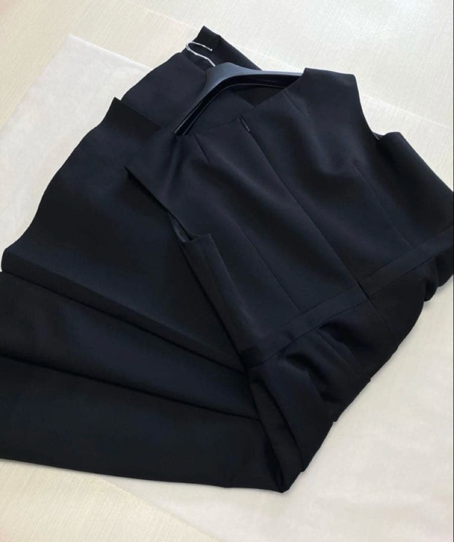 Rene♡ルネ♡ブラックフレアワンピース♡38♡卒業式入学式（36の方にも）