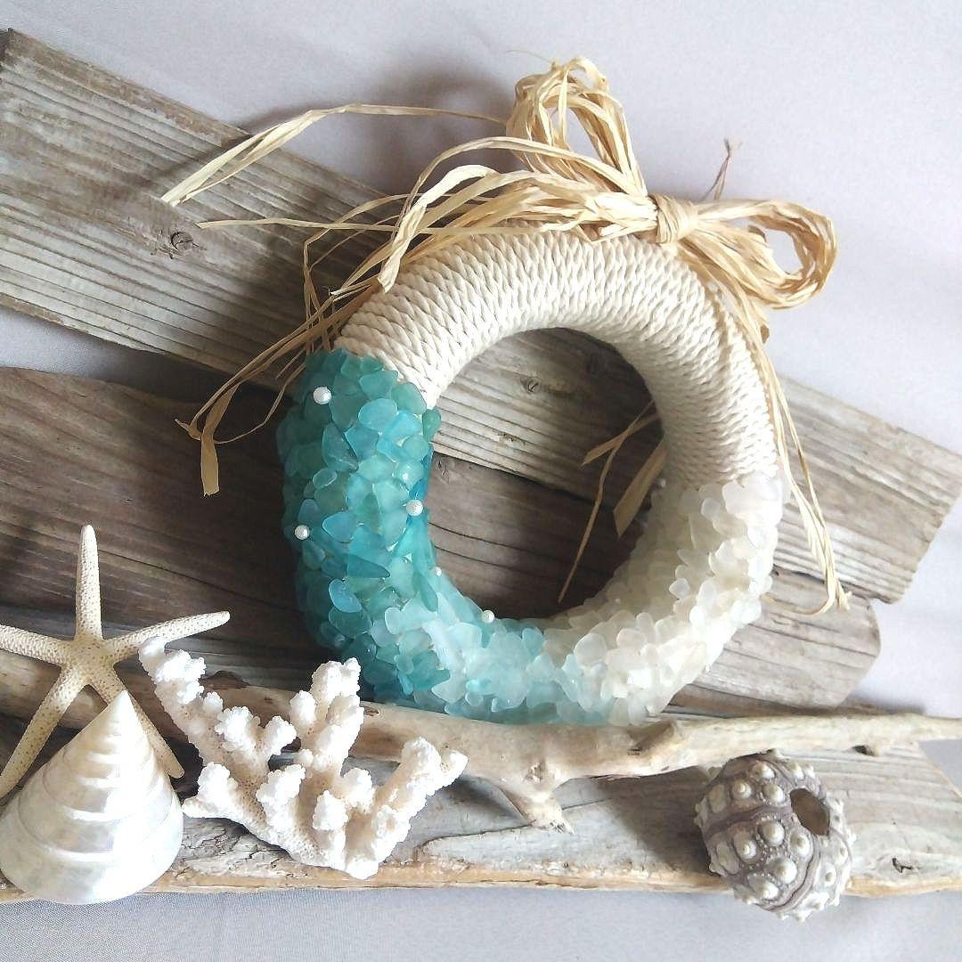 ぴょん シーグラスリース