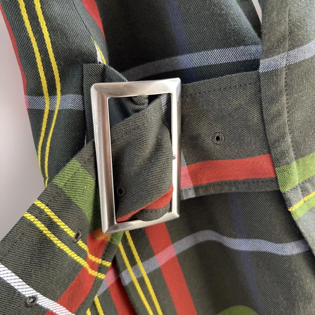 ワイズ Y's ヨウジヤマモト ウ　チェックスカート 巻きスカート