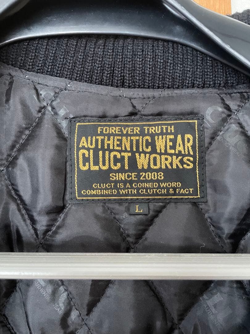 極美品　cluct クラクト　コート　アウター　黒